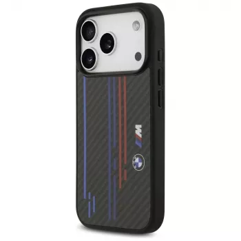 BMW M Kevlar Lines & Logo MagSafe Θήκη για iPhone 17 Pro Μαύρο