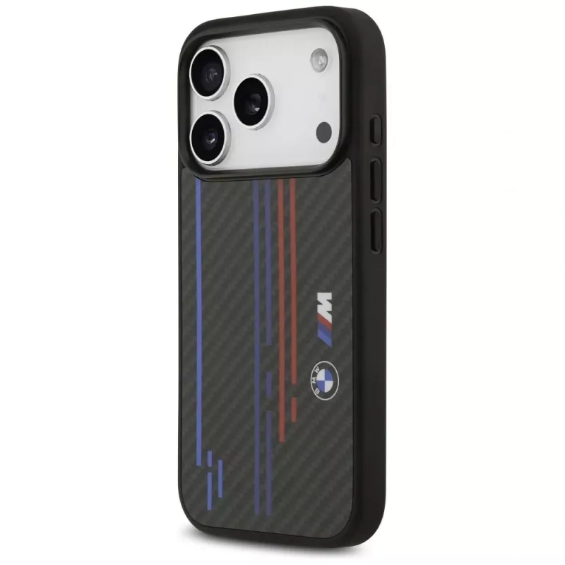 BMW M Kevlar Lines & Logo MagSafe Θήκη για iPhone 17 Pro Μαύρο