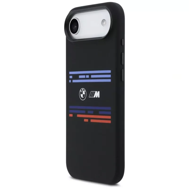 BMW M Silicon Horizontal Line MagSafe Θήκη για iPhone Air Μαύρο