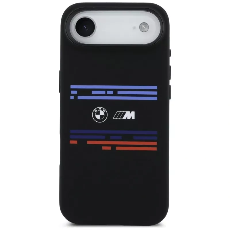 BMW M Silicon Horizontal Line MagSafe Θήκη για iPhone Air Μαύρο