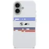 BMW M Silicon Horizontal Line MagSafe Θήκη για Apple iPhone 17, Λευκό