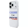 BMW M Silicon Horizontal Line MagSafe Θήκη για iPhone 17 Pro Λευκό