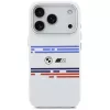 BMW M Silicon Horizontal Line MagSafe Θήκη για iPhone 17 Pro Λευκό