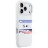 BMW M Silicon Horizontal Line MagSafe Θήκη για iPhone 17 Pro Λευκό