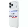 BMW M Silicon Horizontal Line MagSafe Θήκη για iPhone 17 Pro Max Λευκό
