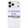BMW M Silicon Horizontal Line MagSafe Θήκη για iPhone 17 Pro Max Λευκό