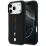 BMW M Silicon Tricolor Line MagSafe Θήκη για iPhone 17 Pro Μαύρο