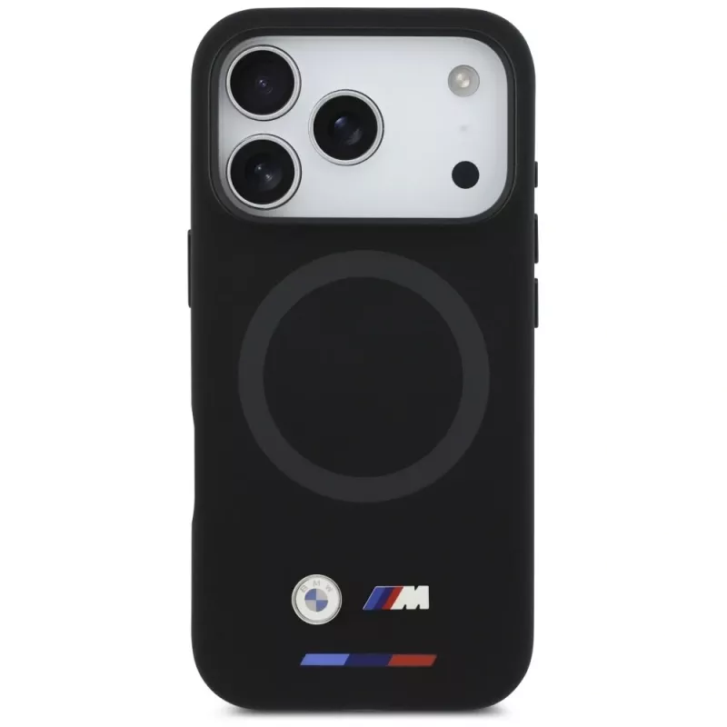 BMW M Silicon Logo MagSafe Θήκη για Apple iPhone 17 Pro, Μαύρο