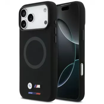 BMW M Silicon Logo MagSafe Θήκη για iPhone 17 Pro Max Μαύρο