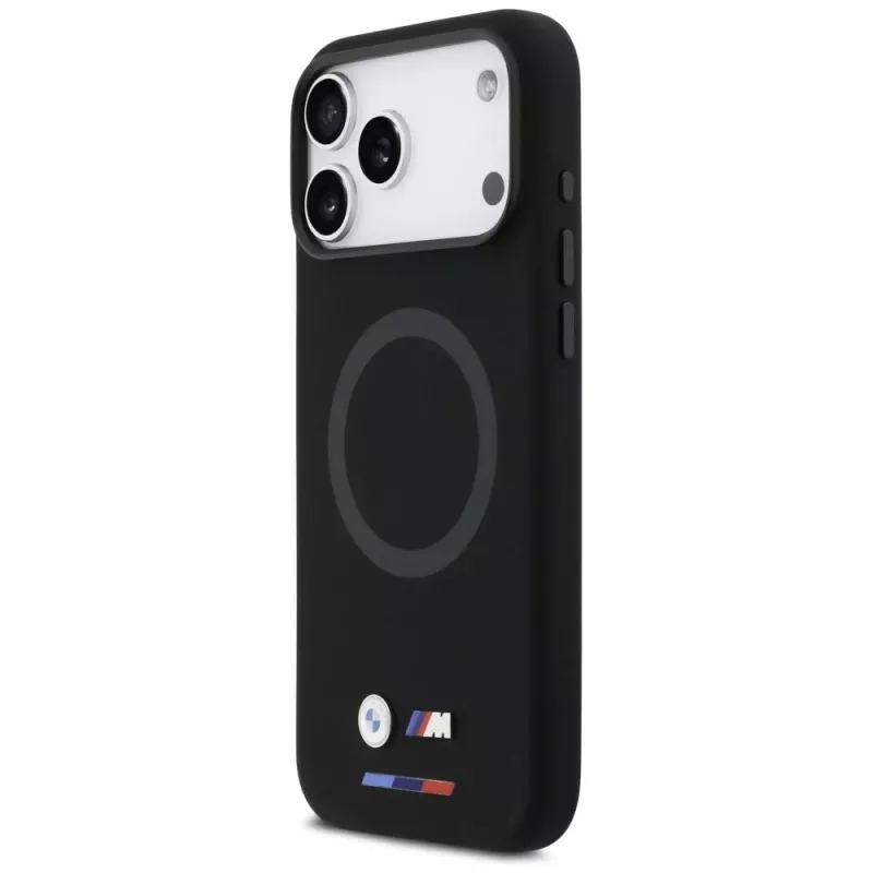 BMW M Silicon Logo MagSafe Θήκη για iPhone 17 Pro Max Μαύρο