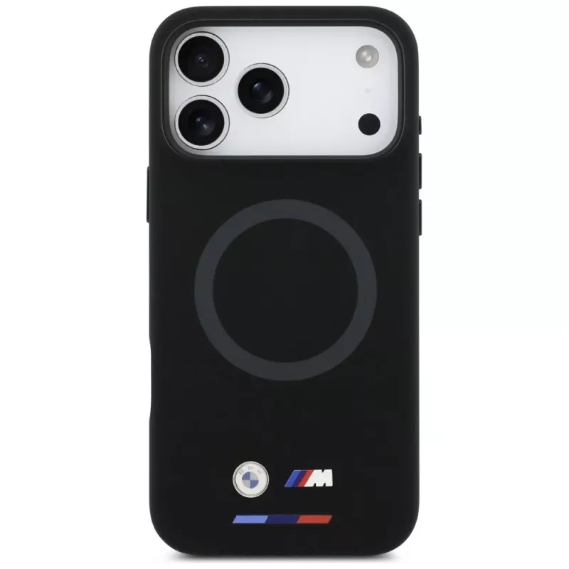BMW M Silicon Logo MagSafe Θήκη για iPhone 17 Pro Max Μαύρο