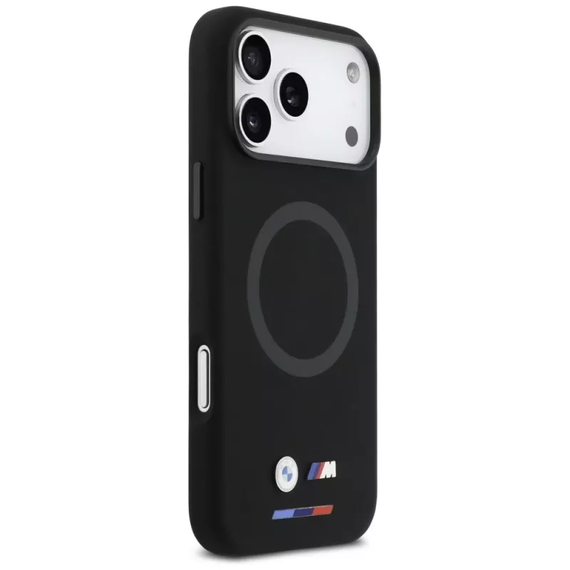 BMW M Silicon Logo MagSafe Θήκη για iPhone 17 Pro Max Μαύρο