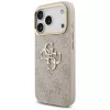 Guess 4G Big Classic Logo Big Strap Metal Buttons Θήκη για Apple iPhone 17 Pro Ροζ