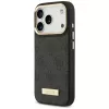 Guess 4G Logo Plate MagSafe Θήκη για Apple iPhone 15 Pro, Μαύρο