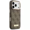 Guess 4G Logo Plate MagSafe Θήκη για Apple iPhone 17 Pro Καφέ