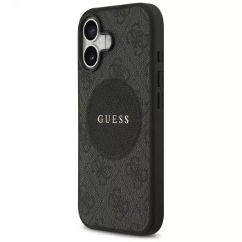 Guess 4G Circle Classic Logo MagSafe Θήκη για iPhone 17 (Μαύρο)