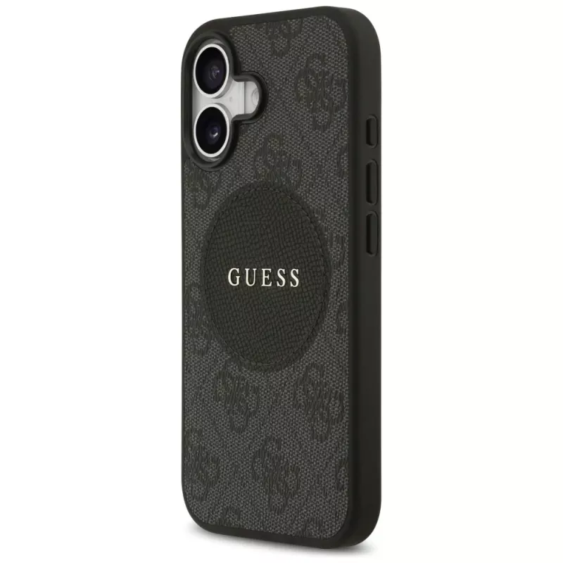Guess 4G Circle Classic Logo MagSafe Θήκη για iPhone 17 (Μαύρο)