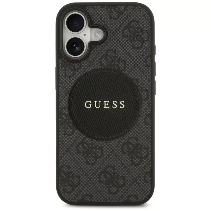 Guess 4G Circle Classic Logo MagSafe Θήκη για iPhone 17 (Μαύρο)