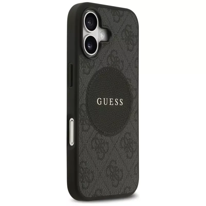 Guess 4G Circle Classic Logo MagSafe Θήκη για iPhone 17 (Μαύρο)