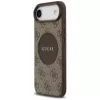 Guess 4G Circle Classic Logo MagSafe Θήκη για iPhone Air, Καφέ