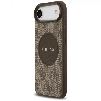 Guess 4G Circle Classic Logo MagSafe Θήκη για iPhone Air, Καφέ