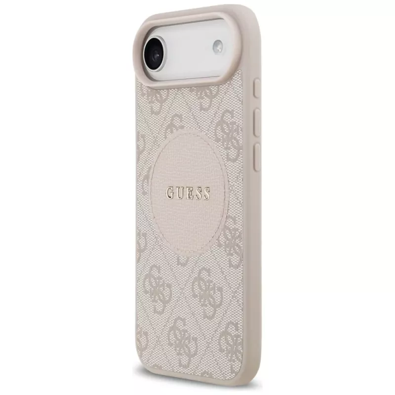 Guess 4G Circle Classic Logo MagSafe Θήκη για iPhone Air – Ροζ