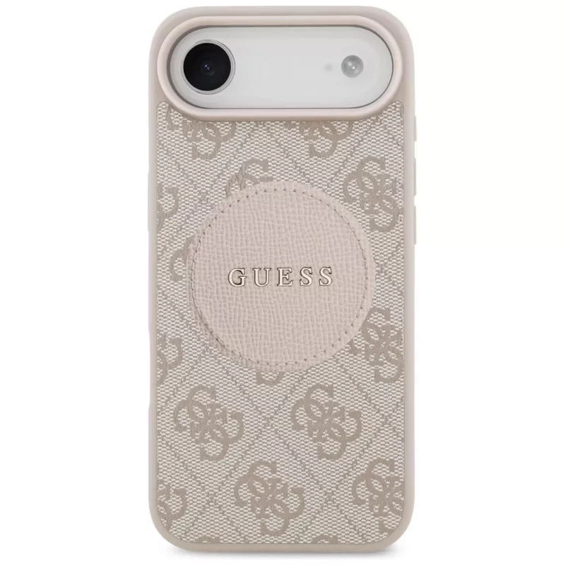 Guess 4G Circle Classic Logo MagSafe Θήκη για iPhone Air – Ροζ