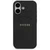 Guess Grained Ring MagSafe Θήκη για iPhone 17 - Μαύρο