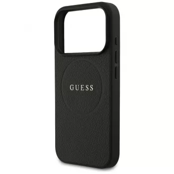 Guess Grained Ring MagSafe Θήκη για iPhone 17 Pro Max (Μαύρο)