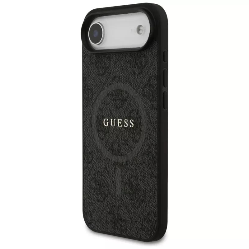 Guess 4G Ring Classic Logo MagSafe Θήκη για iPhone Air, Μαύρο