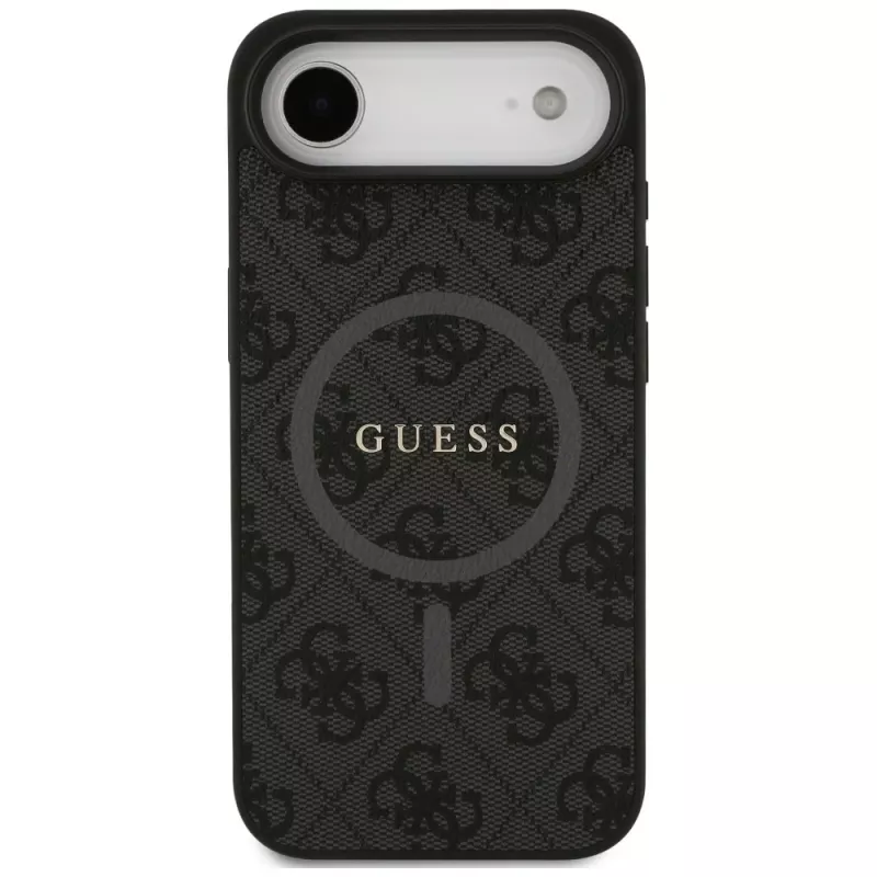 Guess 4G Ring Classic Logo MagSafe Θήκη για iPhone Air, Μαύρο