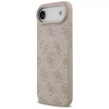 Guess 4G Ring Classic Logo MagSafe Θήκη για iPhone Air Ροζ