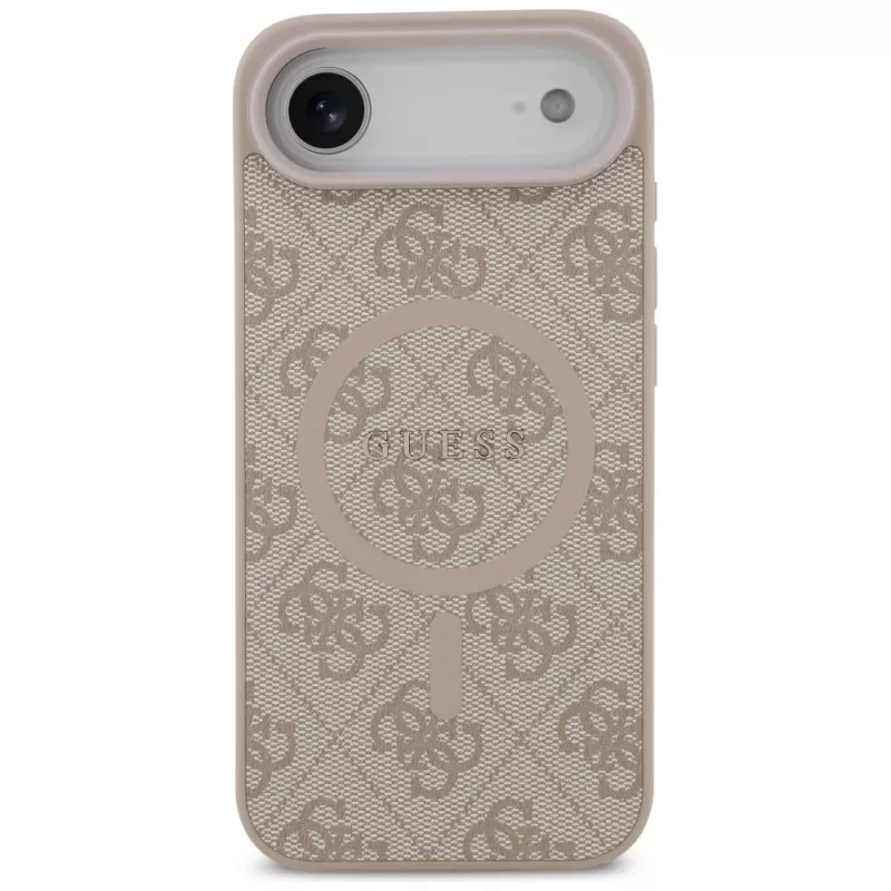 Guess 4G Ring Classic Logo MagSafe Θήκη για iPhone Air Ροζ