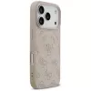Guess 4G Ring Classic Logo MagSafe Θήκη για iPhone 17 Pro Ροζ