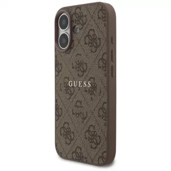 Guess 4G Ring Classic Logo MagSafe Θήκη για iPhone 17 - Καφέ