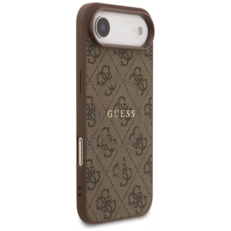 Guess 4G Ring Classic Logo MagSafe Θήκη για iPhone Air Καφέ