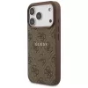 Guess 4G Ring Classic Logo MagSafe Θήκη για Apple iPhone 17 Pro, Καφέ