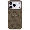 Guess 4G Ring Classic Logo MagSafe Θήκη για Apple iPhone 17 Pro, Καφέ
