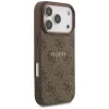 Guess 4G Ring Classic Logo MagSafe Θήκη για Apple iPhone 17 Pro, Καφέ