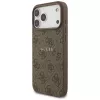 Guess 4G Ring Classic Logo MagSafe Θήκη για iPhone 17 Pro Max (Καφέ)