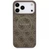 Guess 4G Ring Classic Logo MagSafe Θήκη για iPhone 17 Pro Max (Καφέ)