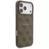 Guess 4G Ring Classic Logo MagSafe Θήκη για iPhone 17 Pro Max (Καφέ)