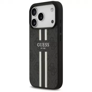 Guess 4G Printed Stripes MagSafe Θήκη για iPhone 17 Pro (Μαύρο)