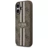 Guess 4G Printed Stripes MagSafe Θήκη για iPhone 17 (Καφέ)