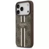 Guess 4G Printed Stripes MagSafe Θήκη για Apple iPhone 17 Pro - Καφέ