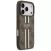Guess 4G Printed Stripes MagSafe Θήκη για Apple iPhone 17 Pro - Καφέ