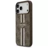 Guess 4G Printed Stripes MagSafe Θήκη για iPhone 17 Pro Max (Καφέ)