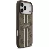 Guess 4G Printed Stripes MagSafe Θήκη για iPhone 17 Pro Max (Καφέ)