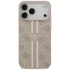 Guess 4G Printed Stripes MagSafe Θήκη για iPhone 17 Pro Max (Ροζ)