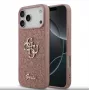 Guess Fixed Glitter Big 4G Θήκη για iPhone 17 Pro Max (Ροζ)
